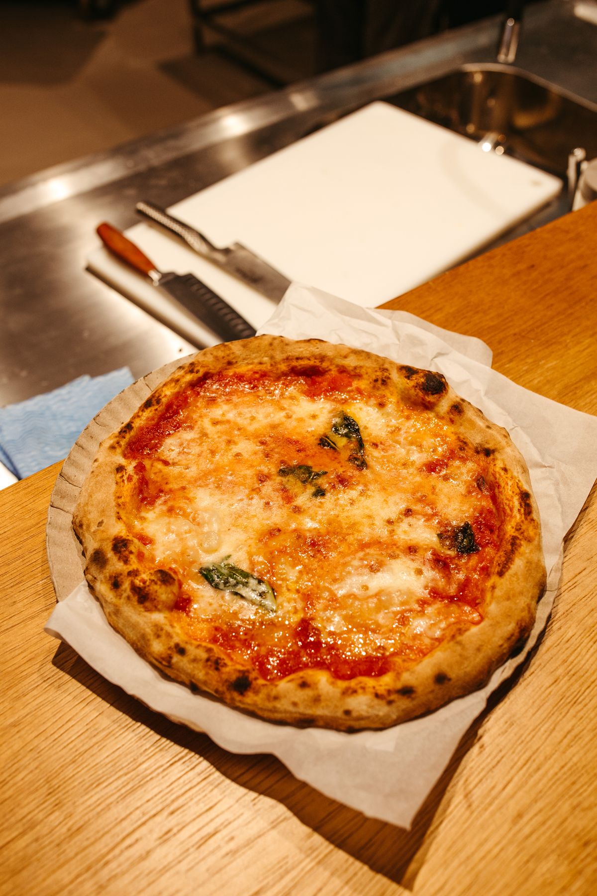 Ver fotografía de pizza margarita